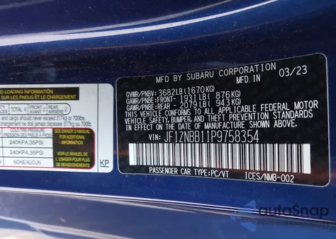 2023 Toyota Gr86 from USA, damaged, VIN JF1ZNBB11P9758354